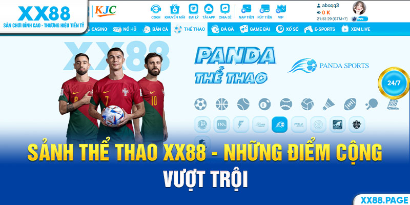 thể thao xx88 điểm cộng vượt trội