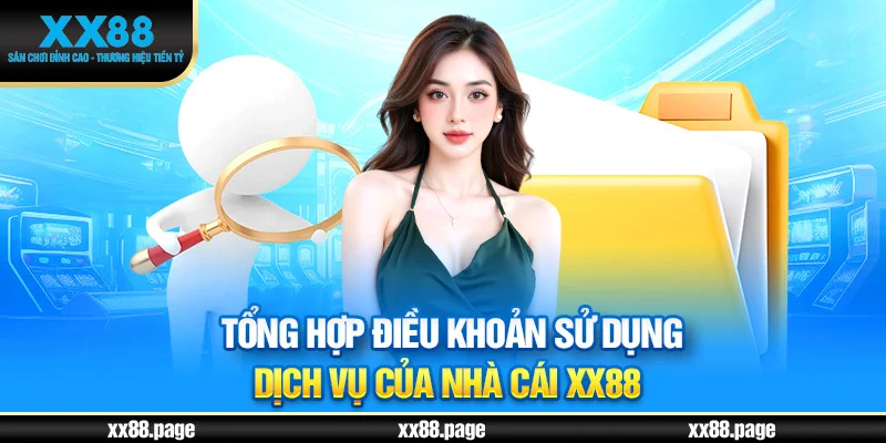 Tổng hợp điều khoản sử dụng dịch vụ của nhà cái XX88